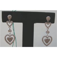 Pendientes Damiata Gioielli Mujer in Oro blanco 580/5/102-D199 - 580/5/102-D199
